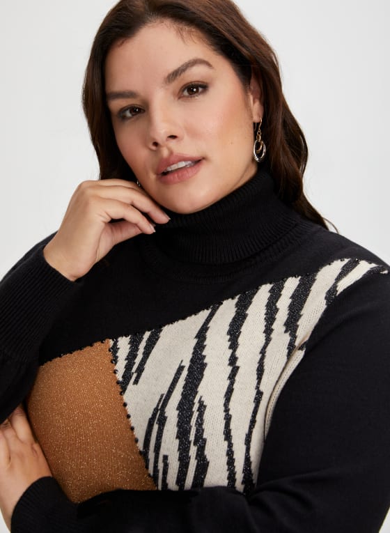 Turtle Neck Sweater Dress