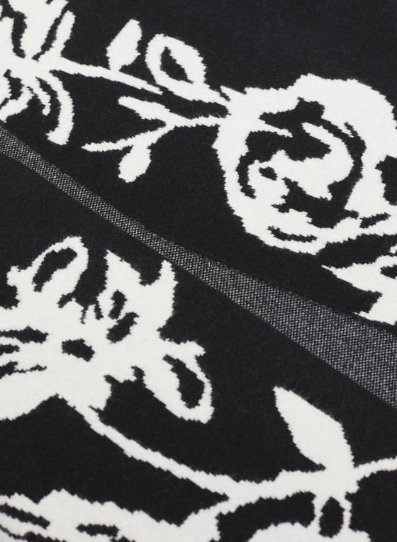 Floral Jacquard Cardigan