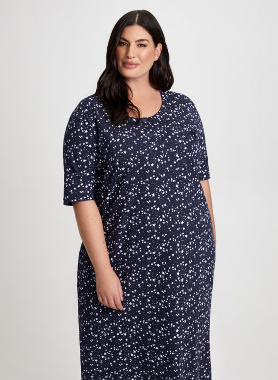 Star Motif Nightgown