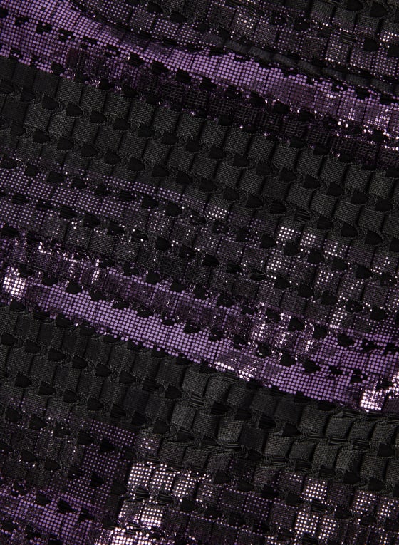 3/4 Sleeve Layered Crochet Top