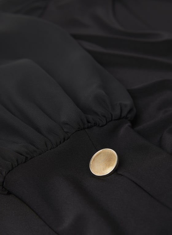 Boat Neck Long Sleeve Top