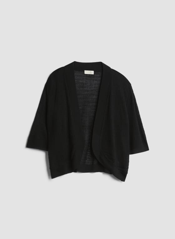 Pointelle Knit Bolero