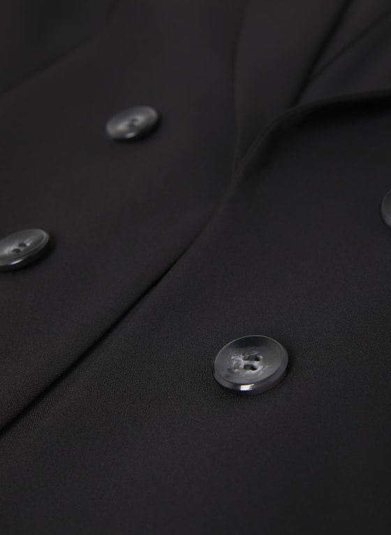 3/4 Sleeve Button Detail Blazer