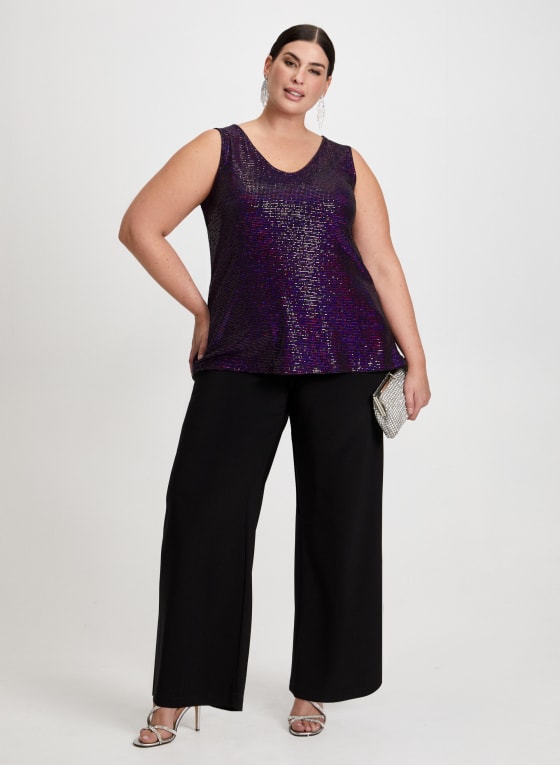 A-Line Sequin Top