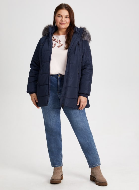 Vegan Down Quilted Coat