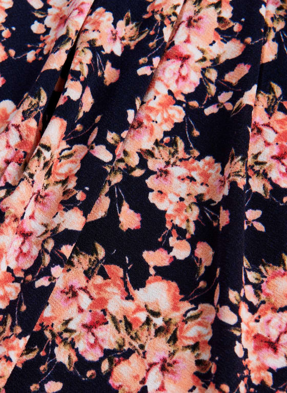 Floral Print Sleeveless Dress