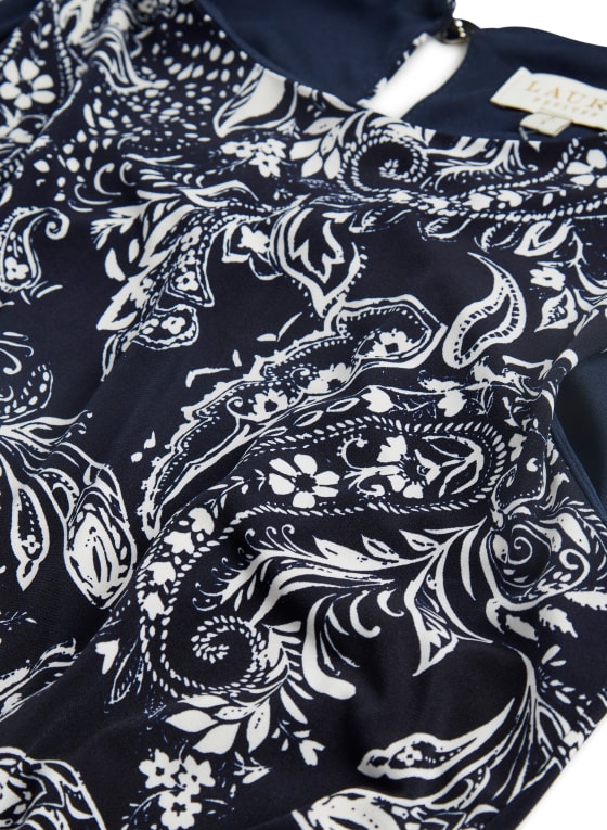 Paisley Print Dress