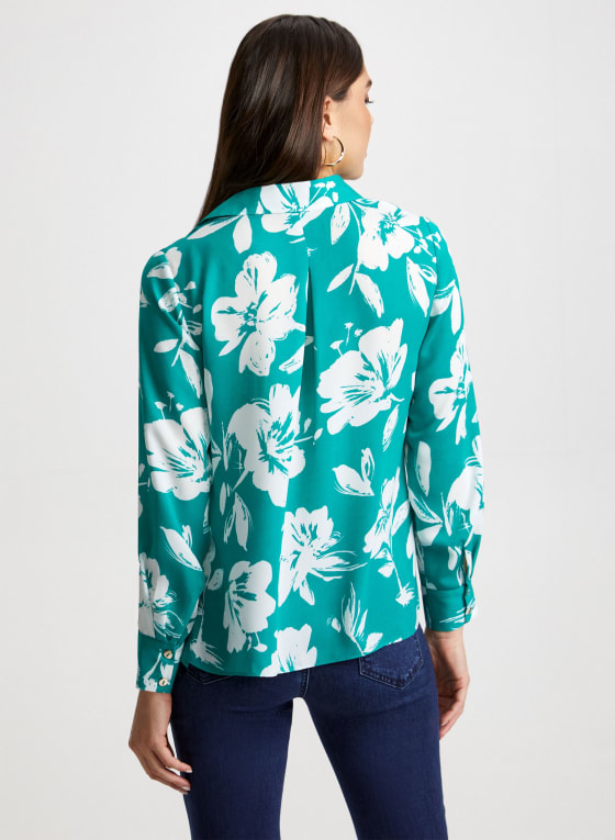 Floral Print Long Sleeve Shirt