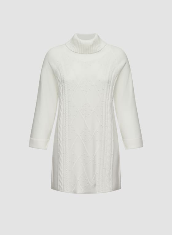 Embellished Tunic Sweater