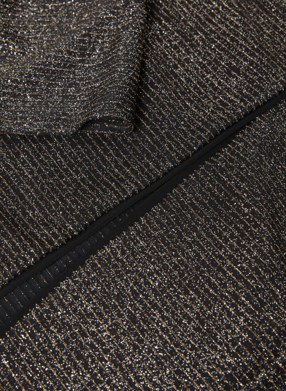 Puffed Sleeve Metallic Bolero