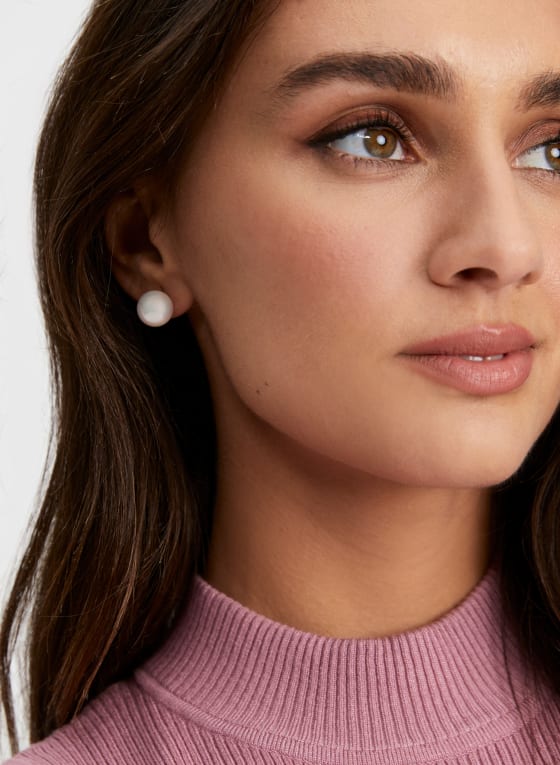 Pearl Stud Earrings