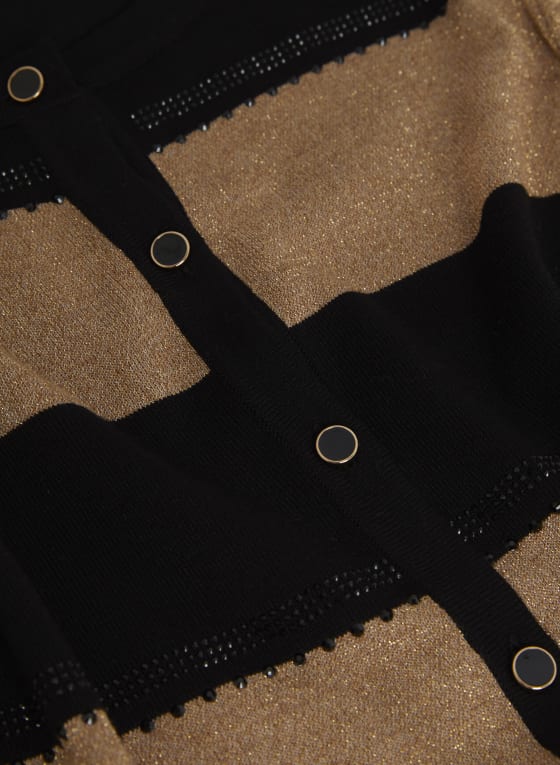 Stripe Print Cardigan