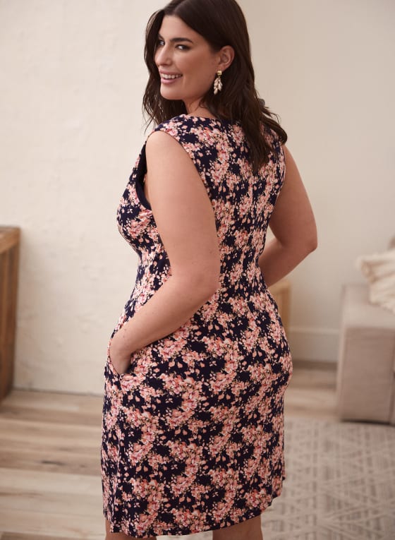 Floral Print Sleeveless Dress