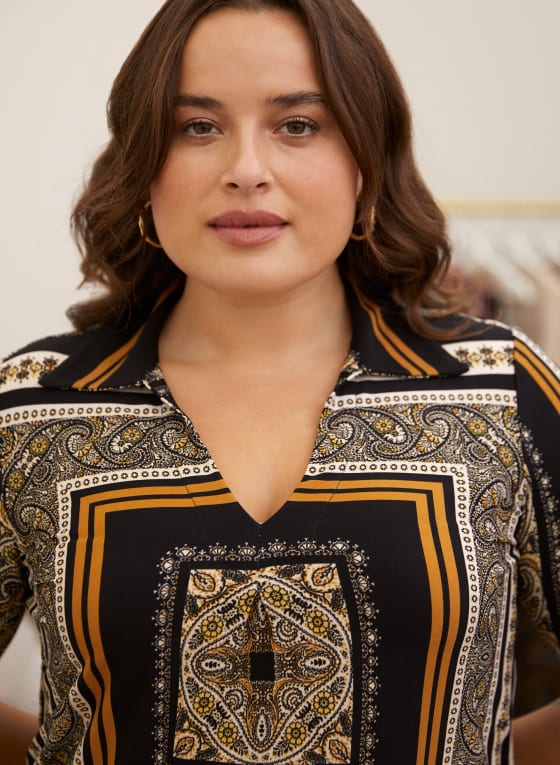 Joseph Ribkoff - Mixed Print Top