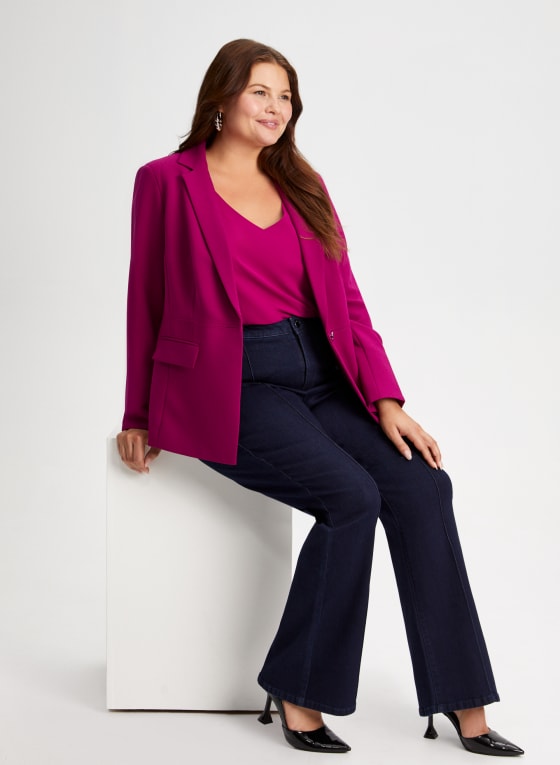 Notch Collar Blazer