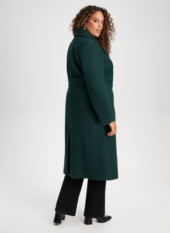 Notch Collar Wool-Blend Coat