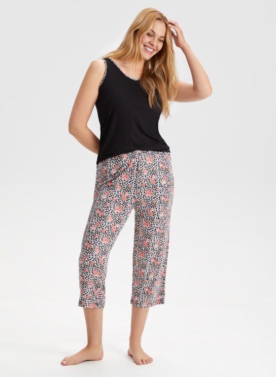 Rose & Animal Print Pyjama Set