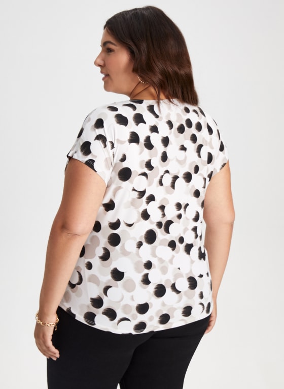 Polka Dot Print Top