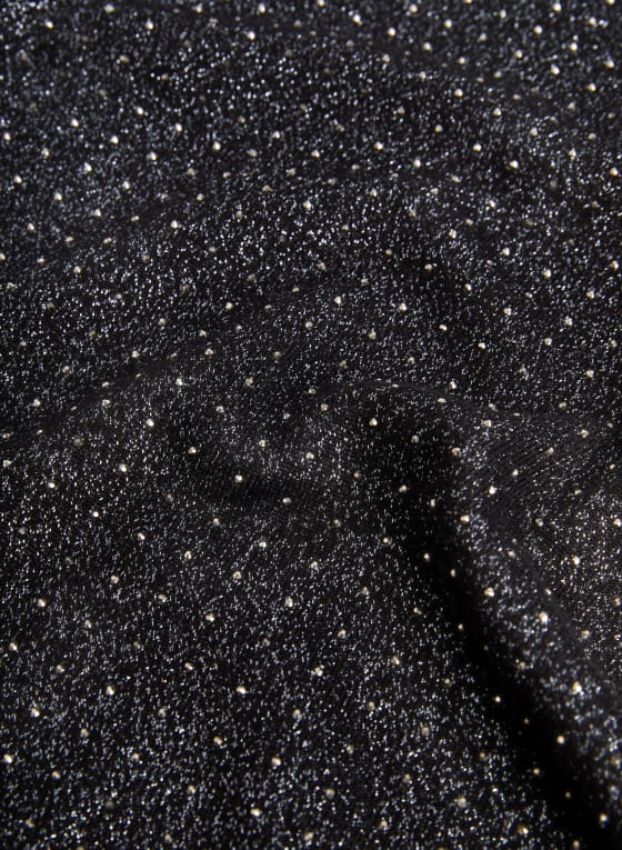 Rhinestone Mock Neck Sweater