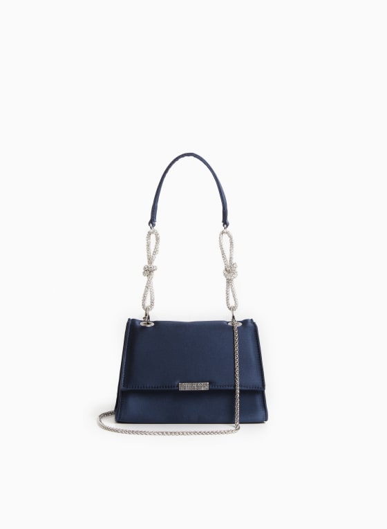 Knot & Crystal Handle Bag