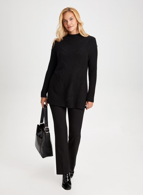 Pull-On Straight Leg Pants
