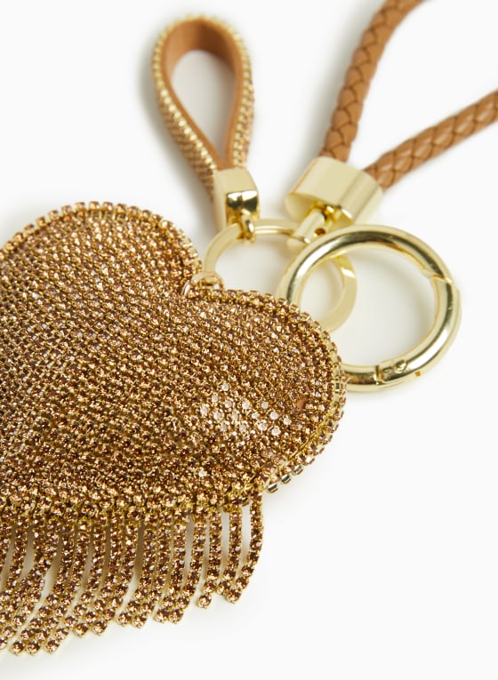 Crystal Heart Key Chain