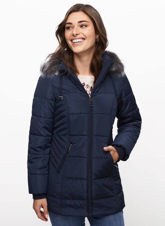 Vegan Down Quilted Coat