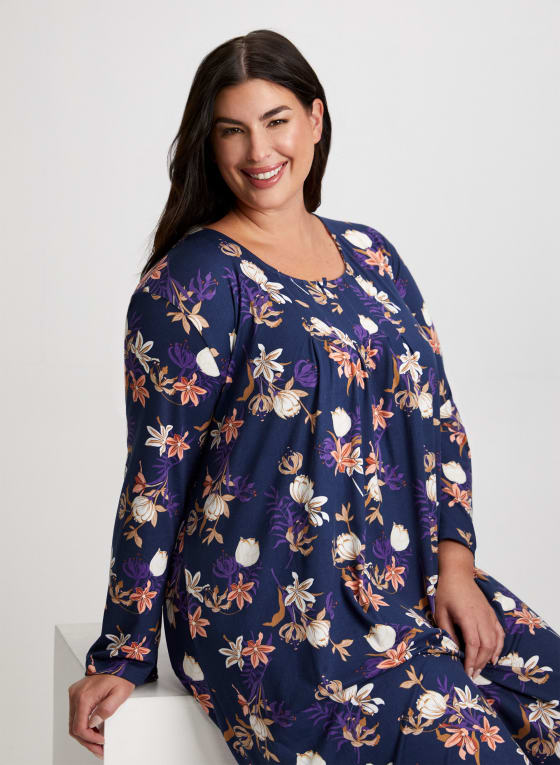 Floral Print Nightgown