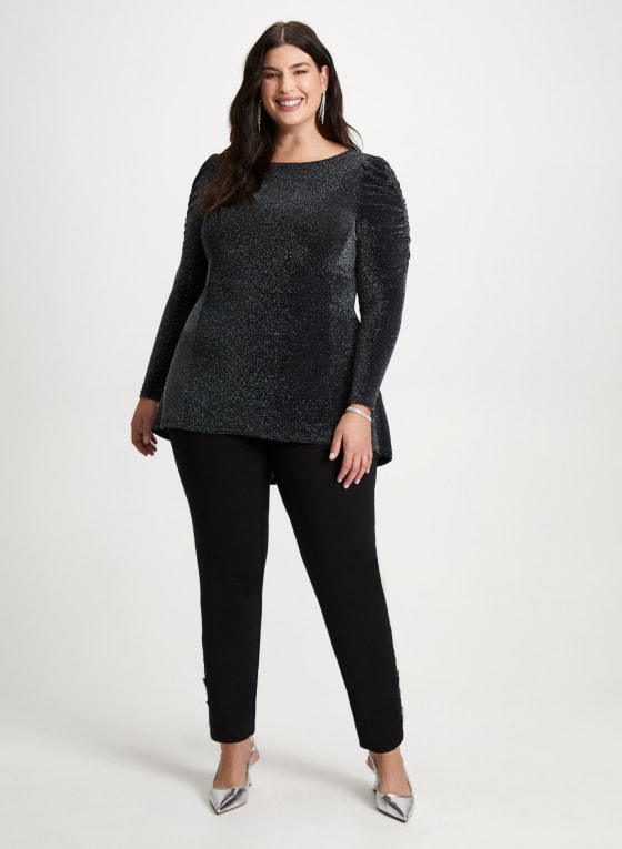 Shimmering Asymmetric Tunic