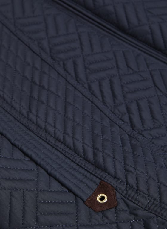 Geometric Quilted Coat