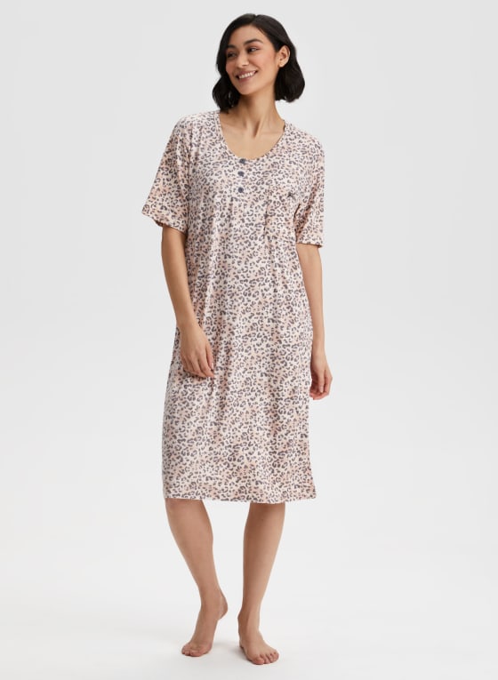 Animal Print Nightgown
