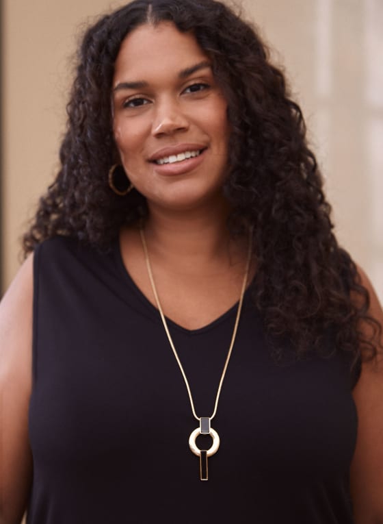 Sleeveless V-Neck Top