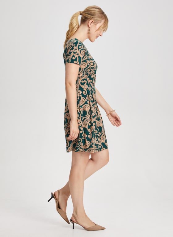 Paisley Print Dress
