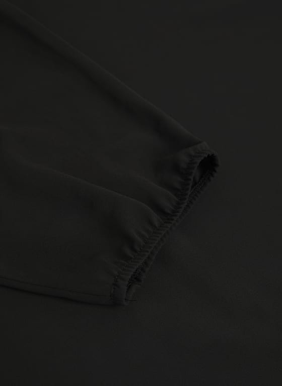 Asymmetric Overlay Tunic Top