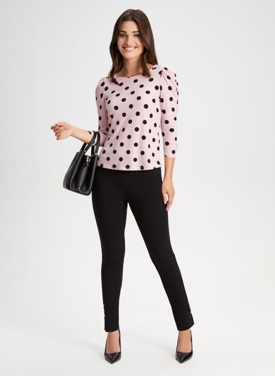 Slim Leg Pull-on Pants