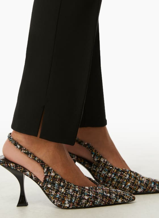 City Fit Slit Hem Pants