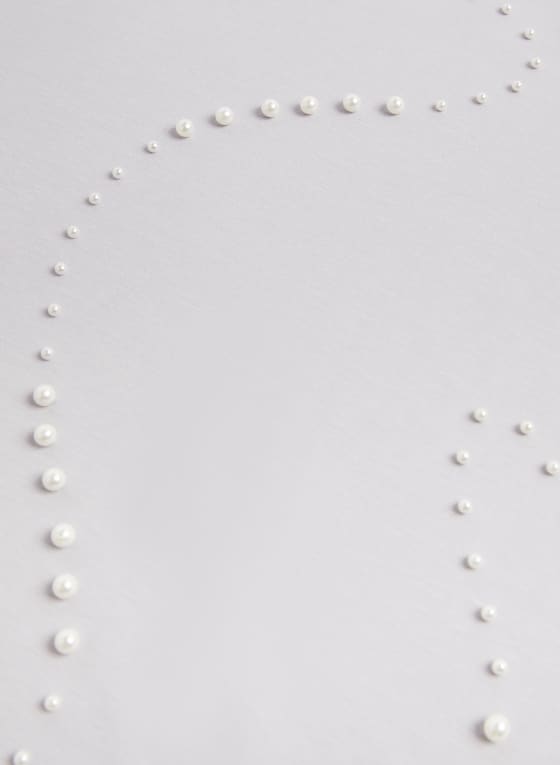 Long Sleeve Pearl Detail Top