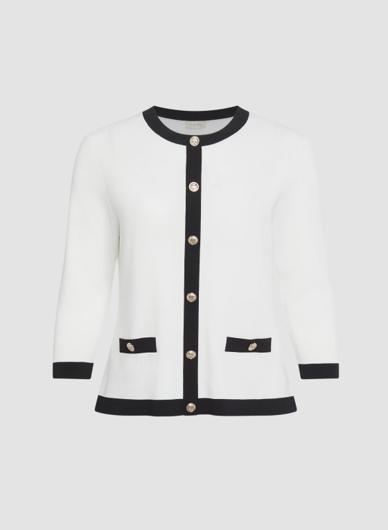 Decorative Button Sweater