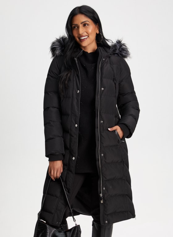 Vegan Down Quilted Coat