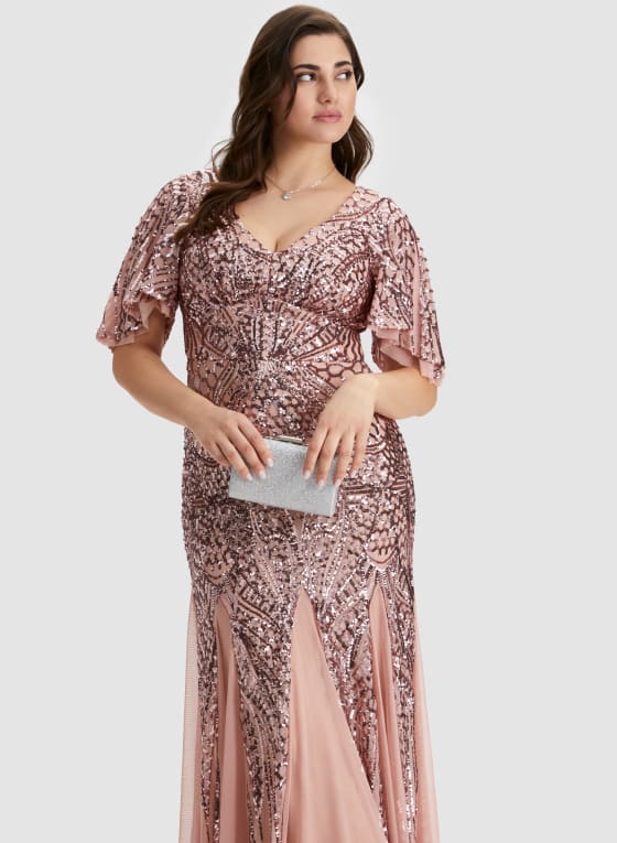Sequin Detail Dress