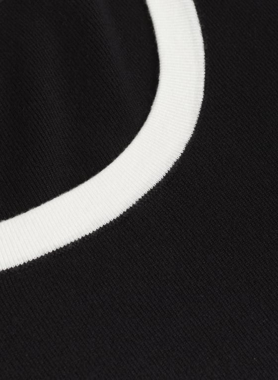 Sleeveless Crew Neck Sweater