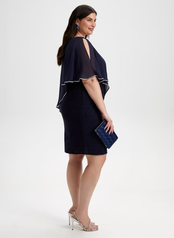 Chiffon Overlay Dress