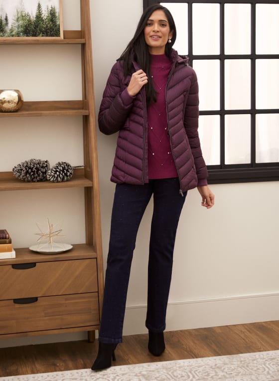 Quilted Vegan Down Coat