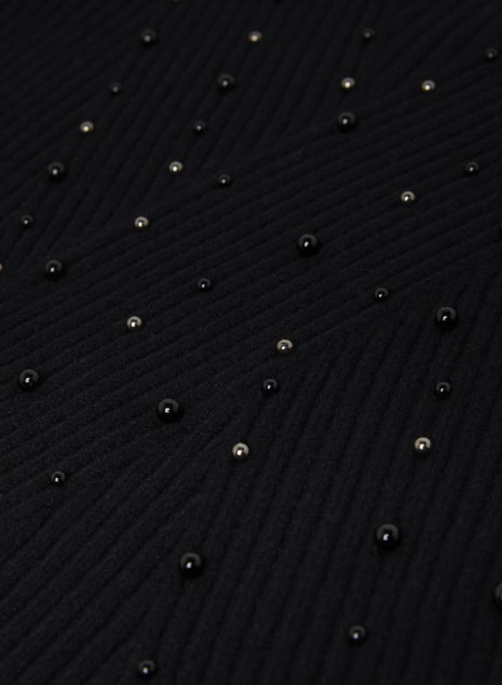 Cowl Neck Stud Detail Sweater