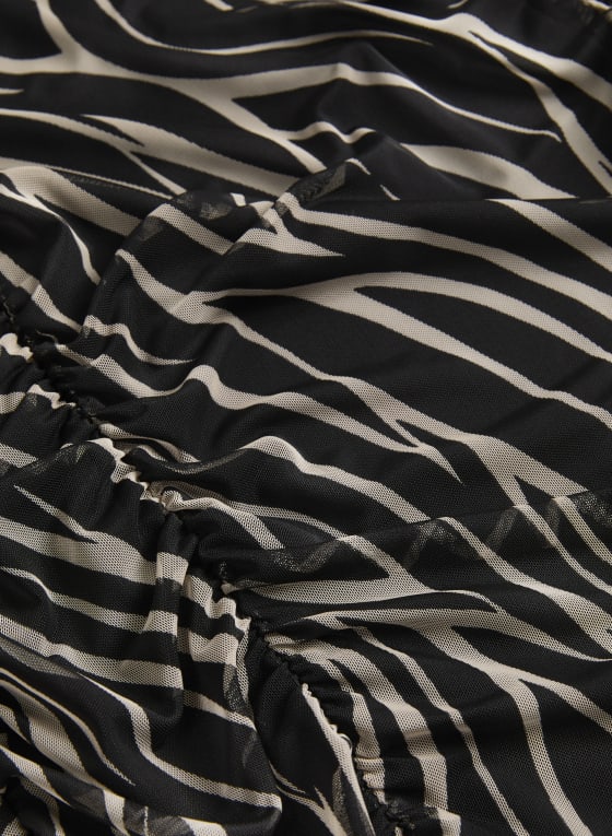 Zebra Print Sleeveless Top