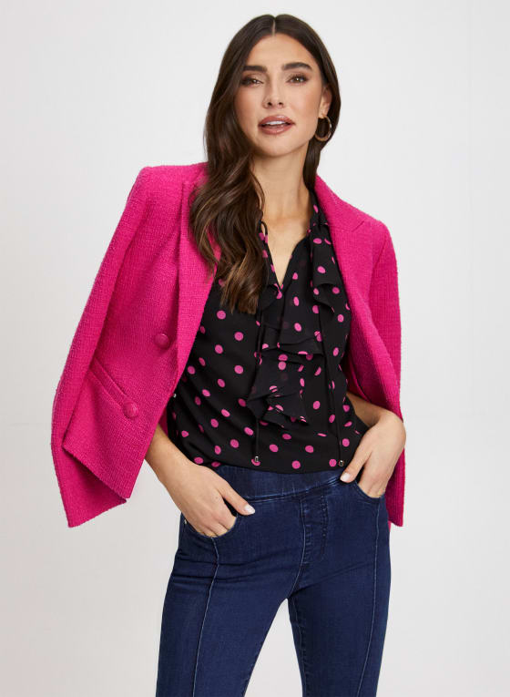 Sleeveless Polka Dot Top