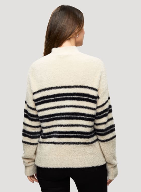 Stripe Print Sweater