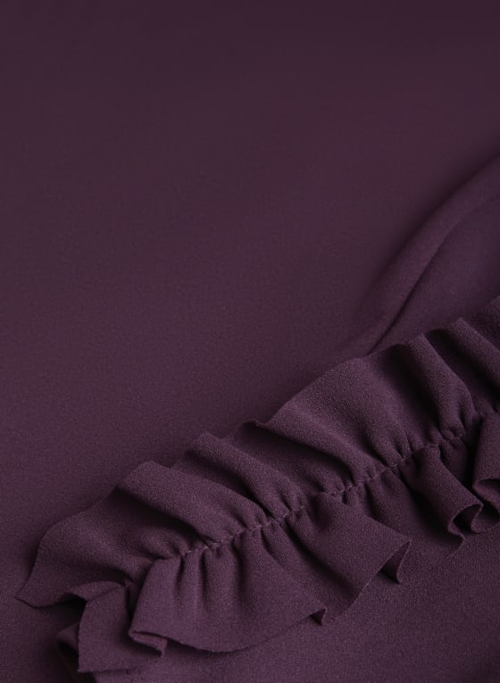 Voluminous Ruffle Sleeve Top