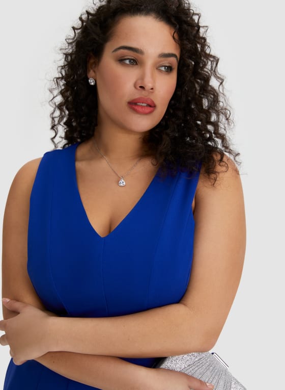 Sleeveless Fit & Flare Dress