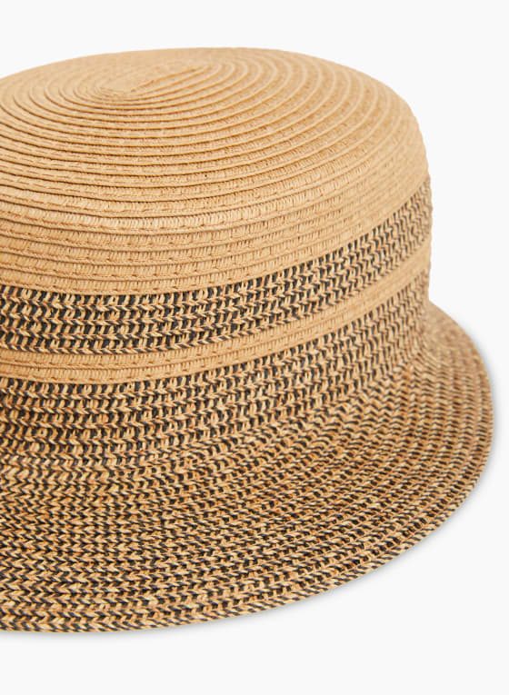 Braided Two Tone Hat